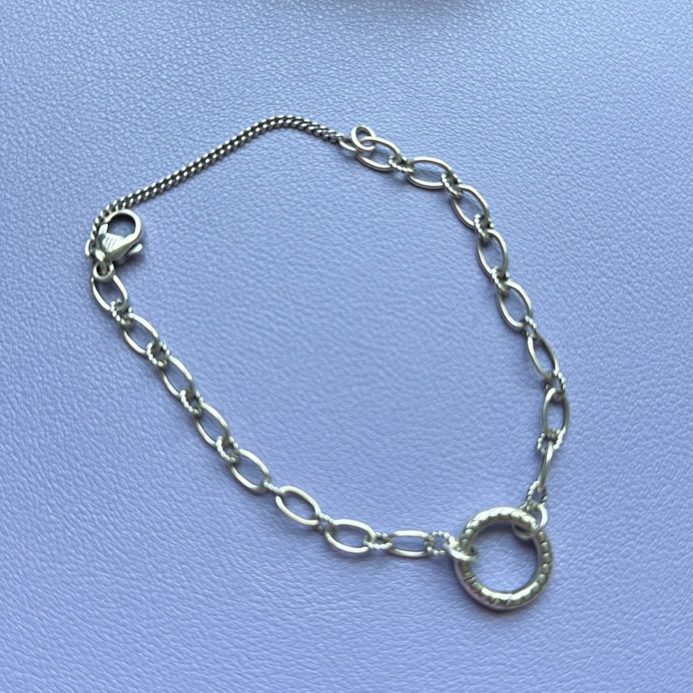 Ornate Circlet Changeable Charm Bracelet Medium NWT